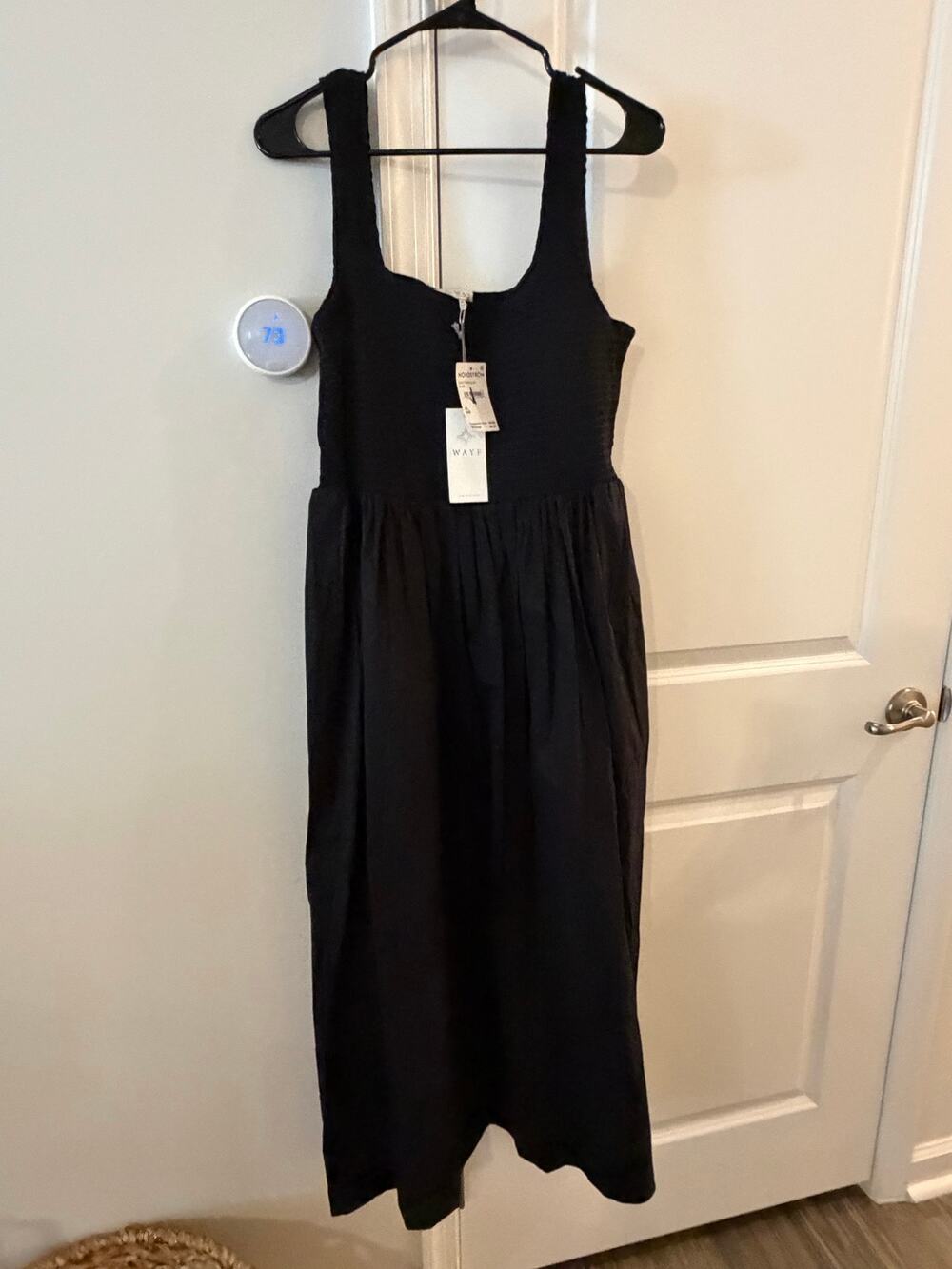 WAYF smocked fit-and-flare sundress - XL